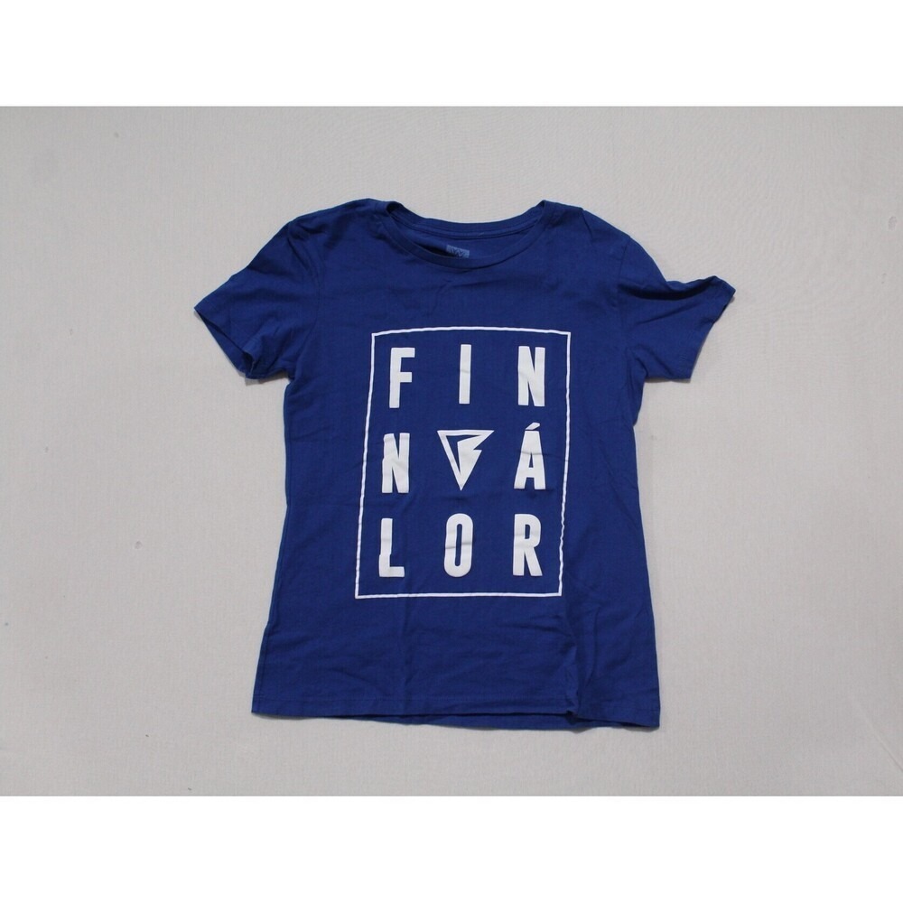 WWE Men Finn Valor Blue Tee Shirt WWE Casual Size Large